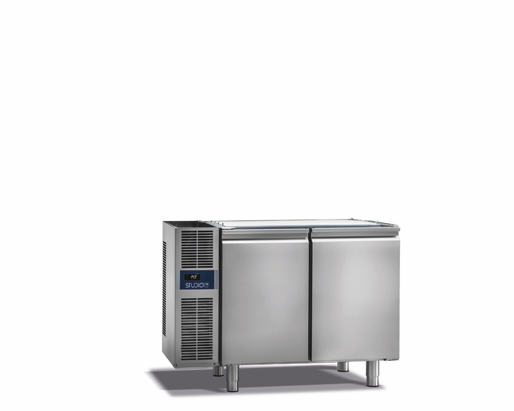 SMART BASIC LINE 2-DOOR REFRIGERATED COUNTER, 600mm DEPTH, 0/+8°C