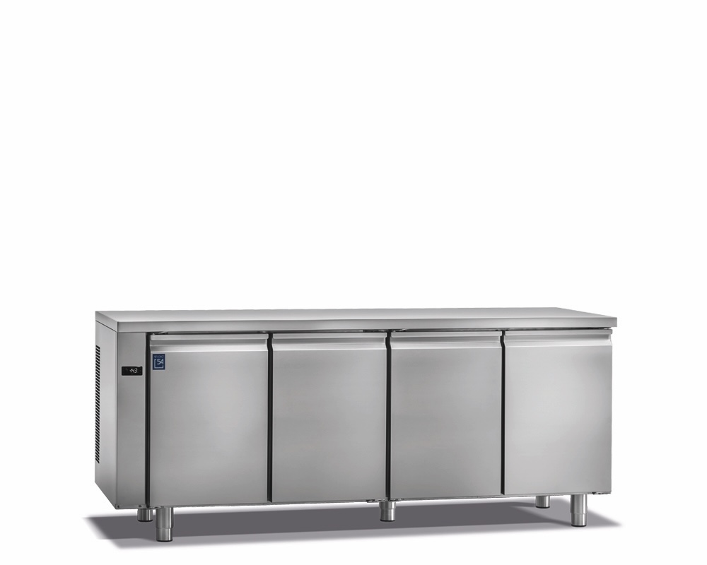 BASIC LINE 4-DOOR REFRIGERATED COUNTER FOR CATERING, 0/+8°C