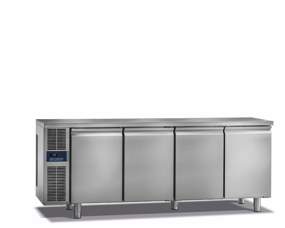 SMART BASIC LINE 4-DOOR REFRIGERATED COUNTER, 600mm DEPTH, 0/+8°C