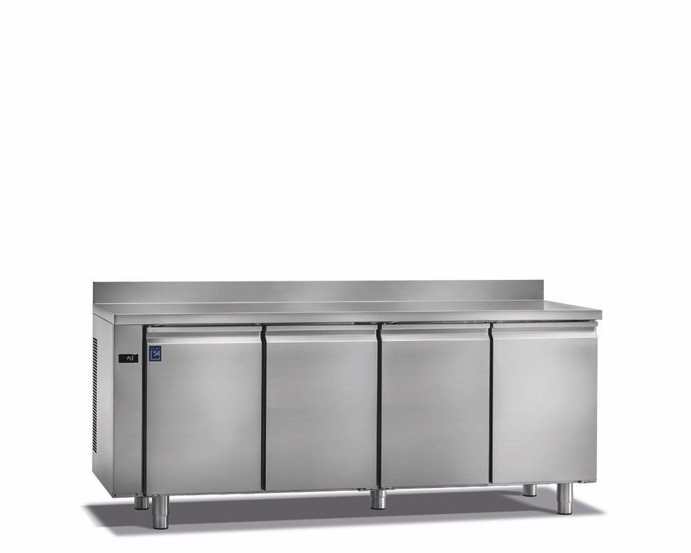 BASIC LINE 4-DOOR REFRIGERATED COUNTER FOR CATERING, 0/+8°C