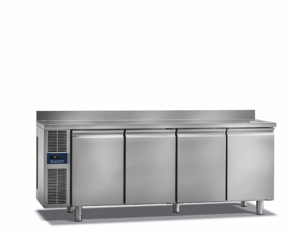 SMART BASIC LINE 4-DOOR REFRIGERATED COUNTER, 600mm DEPTH, 0/+8°C