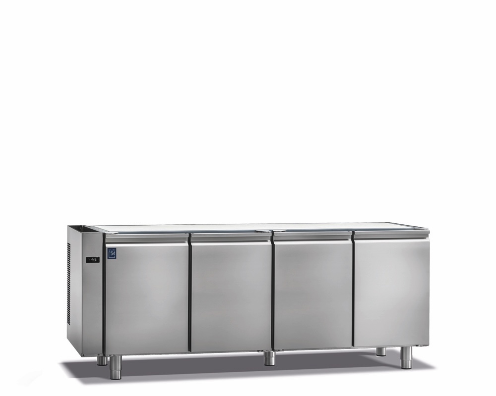 BASIC LINE 4-DOOR REFRIGERATED COUNTER FOR CATERING, 0/+8°C
