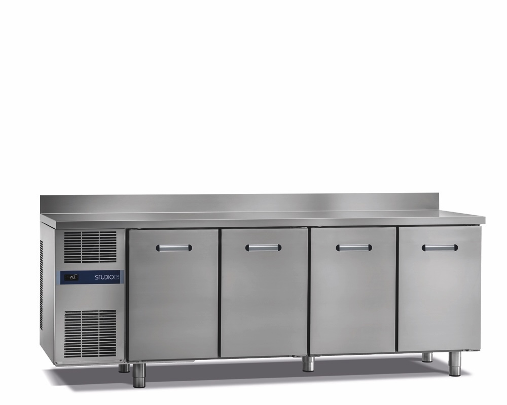 BASIC LINE 4-DOOR REFRIGERATED COUNTER FOR CATERING, 0/+8°C