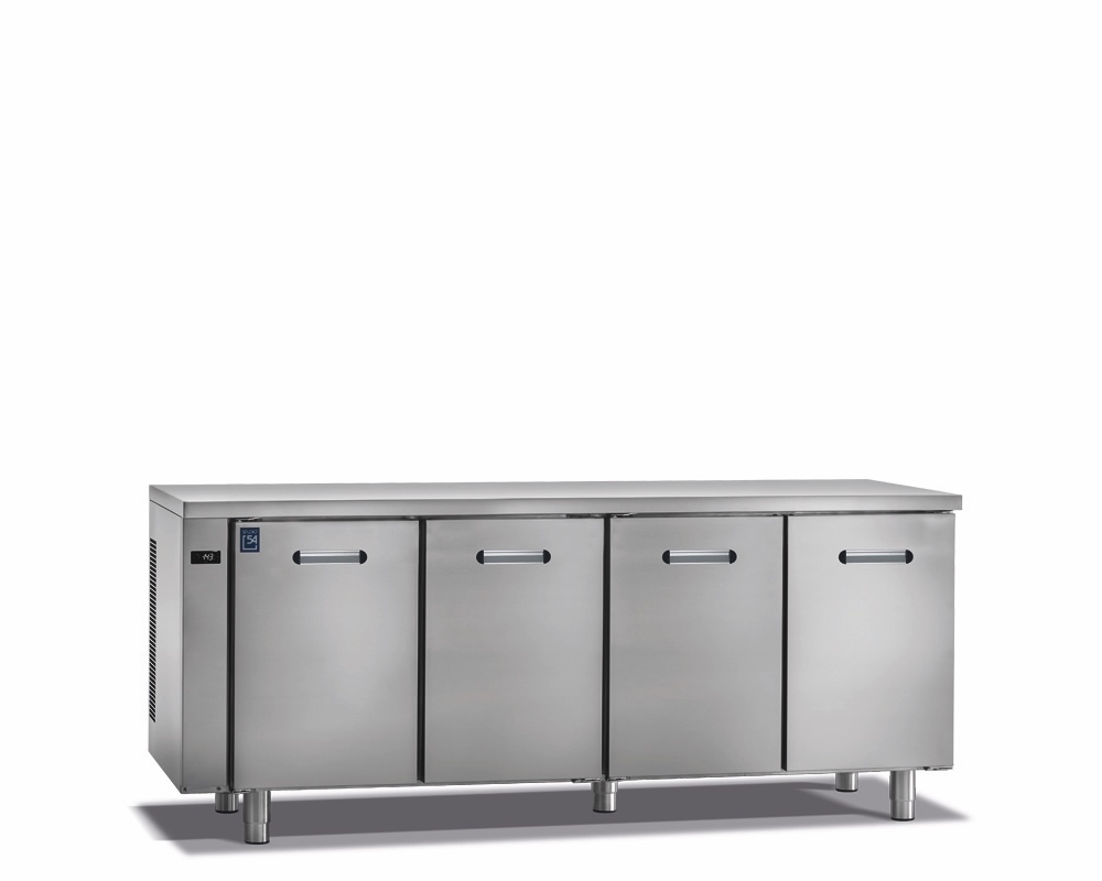 BASIC LINE 4-DOOR PASTRY REFRIGERATED COUNTER, 0/+8°C