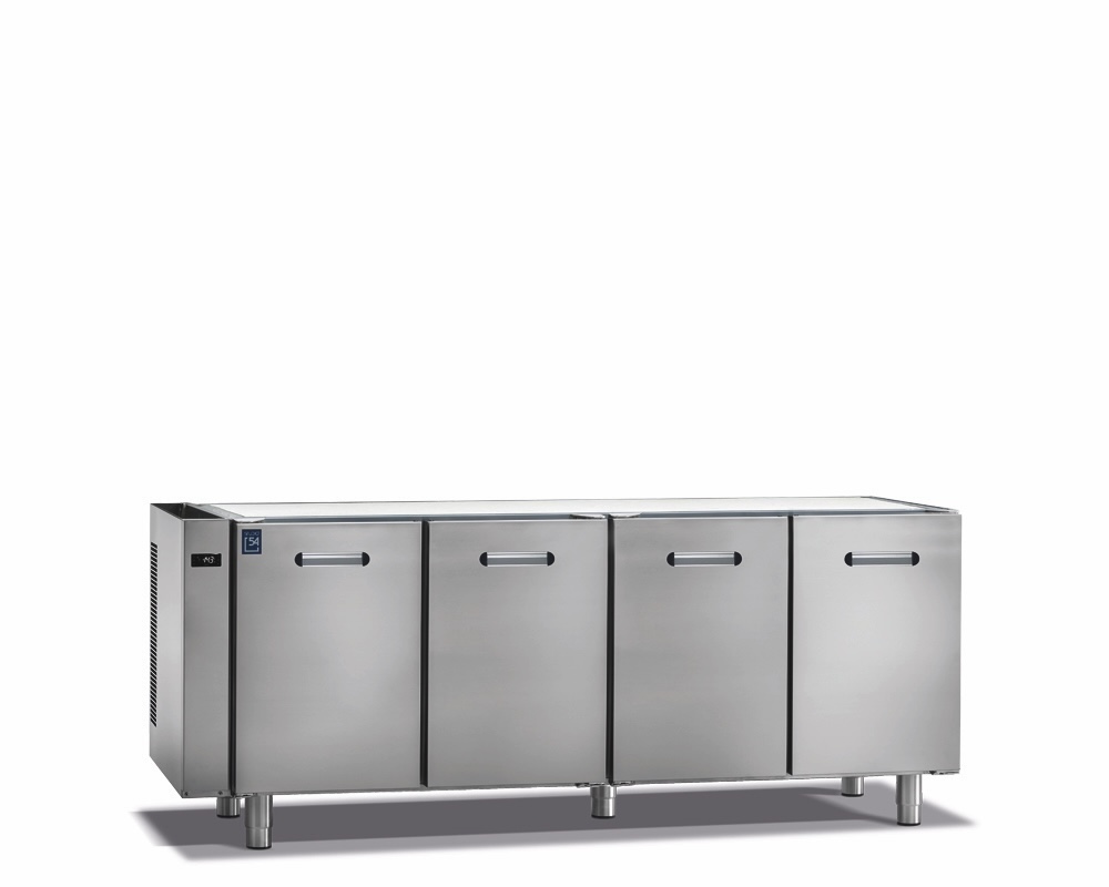 BASIC LINE 4-DOOR PASTRY REFRIGERATED COUNTER, 0/+8°C