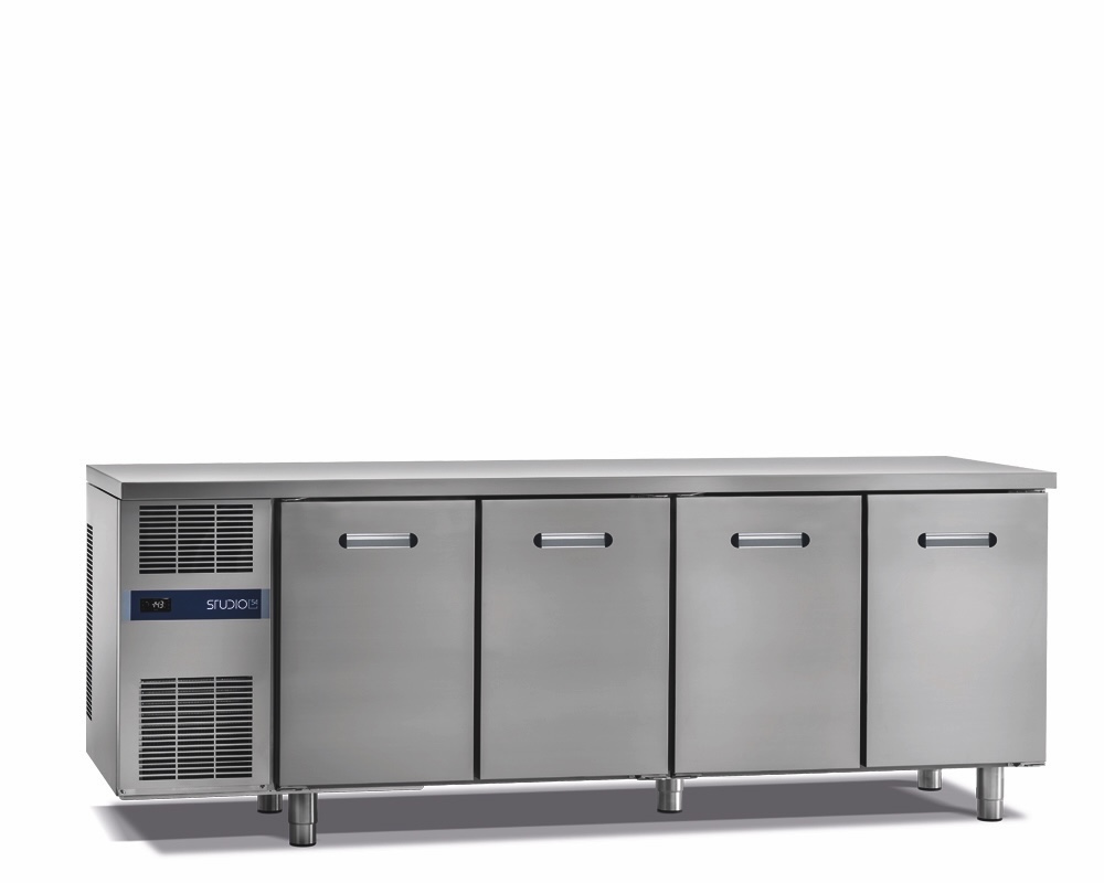 BASIC LINE 4-DOOR PASTRY REFRIGERATED COUNTER, 0/+8°C