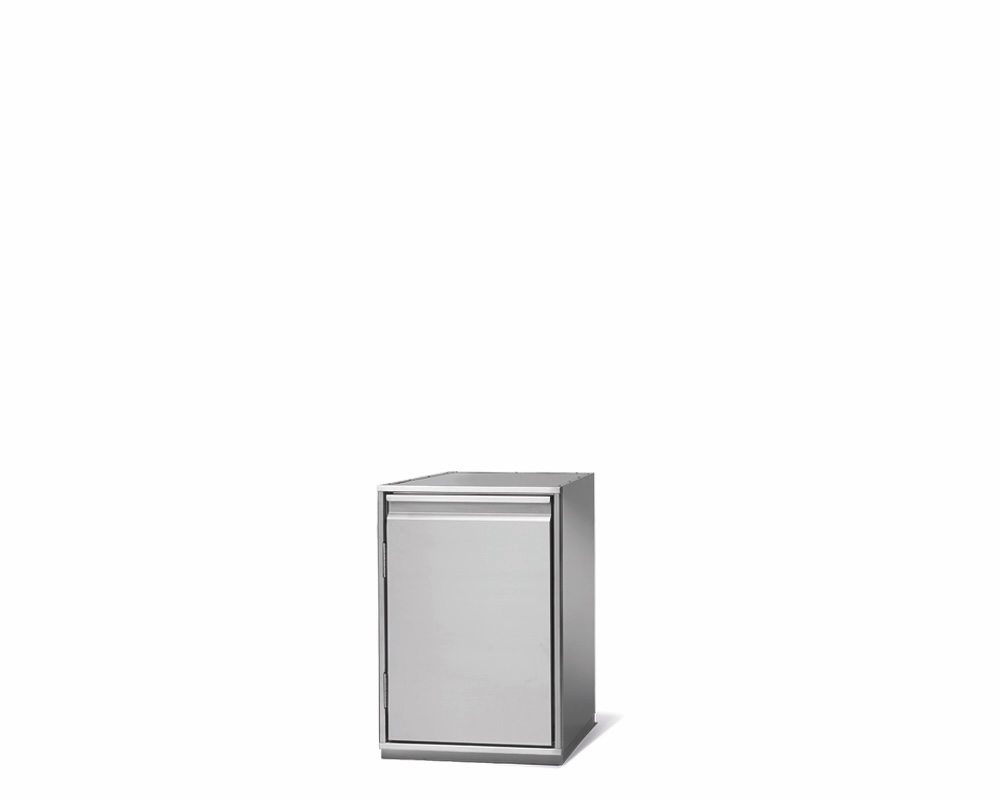 1-DOOR REFRIGERATED BEVERAGE COUNTER, 680mm DEPTH