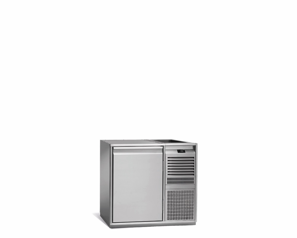TAVOLO REFRIGERATO PER BEVANDE 1 PORTA PROFONDITÀ 580mm