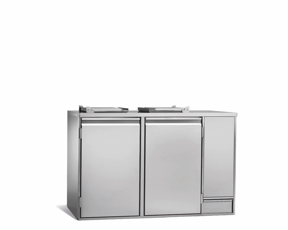 BOX REFRIGERATO PER RIFIUTI 2 PORTE