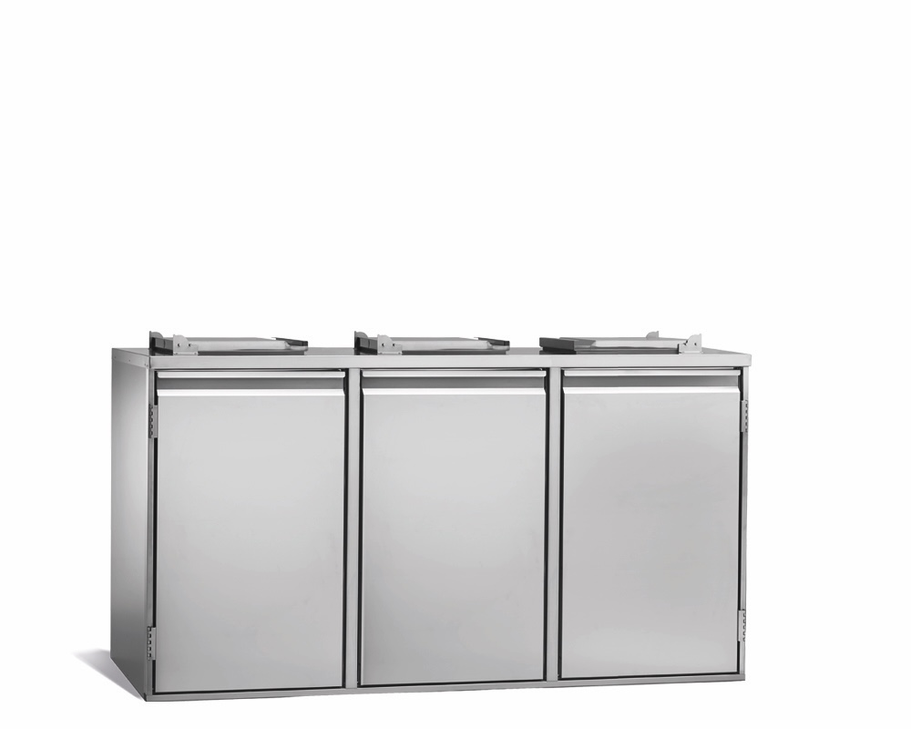 BOX REFRIGERATO PER RIFIUTI 3 PORTE