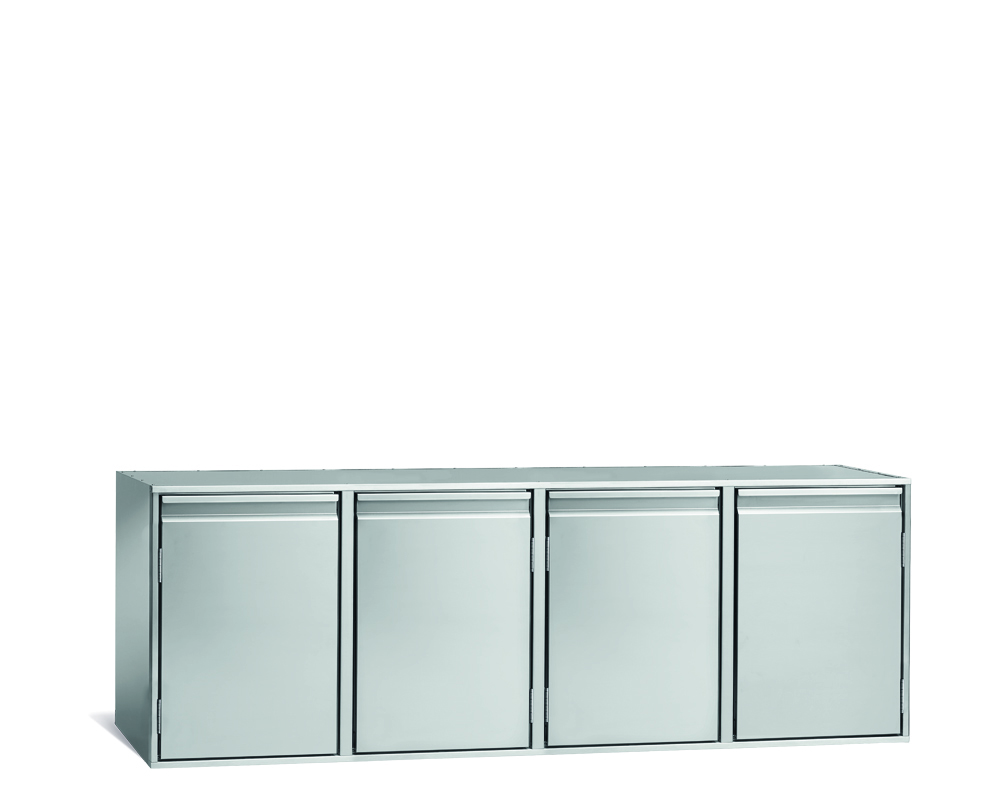 4-DOOR REFRIGERATED COUNTER FOR CATERING, -2°C/+8°C