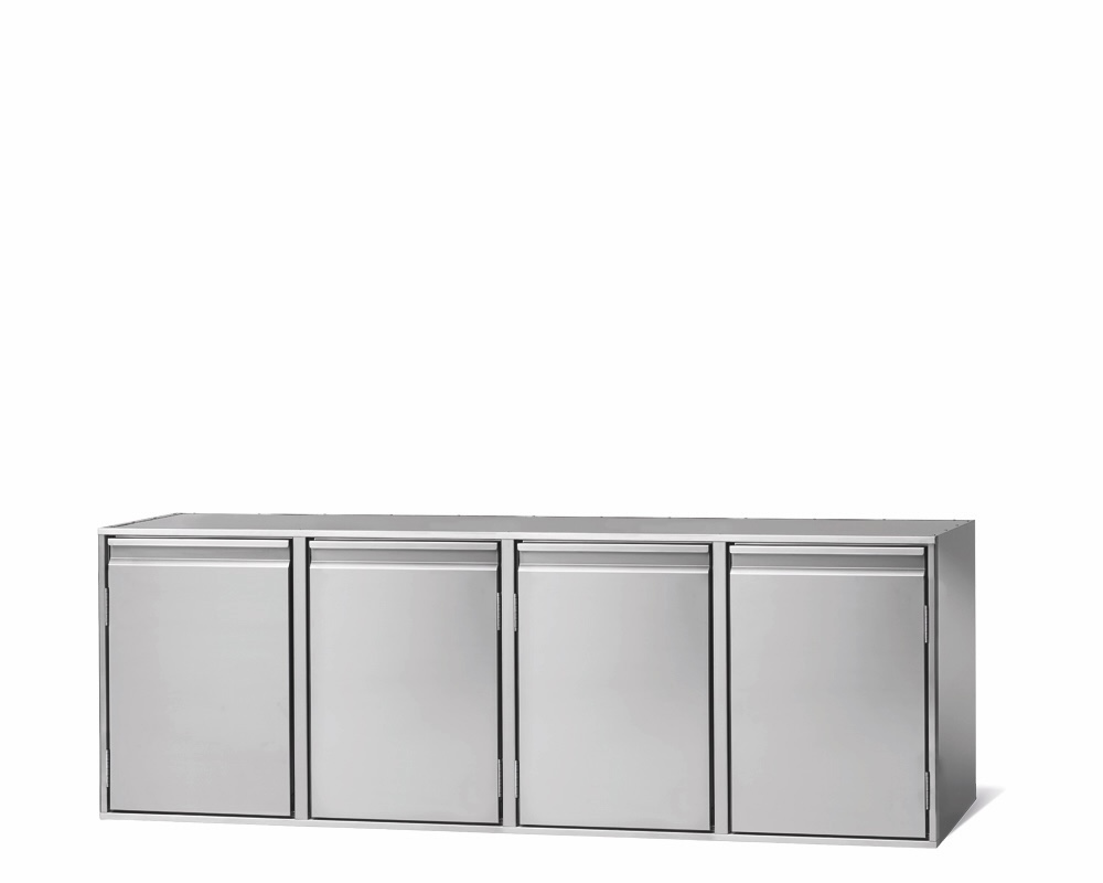 4-DOOR REFRIGERATED COUNTER FOR CATERING, -2°C/+8°C
