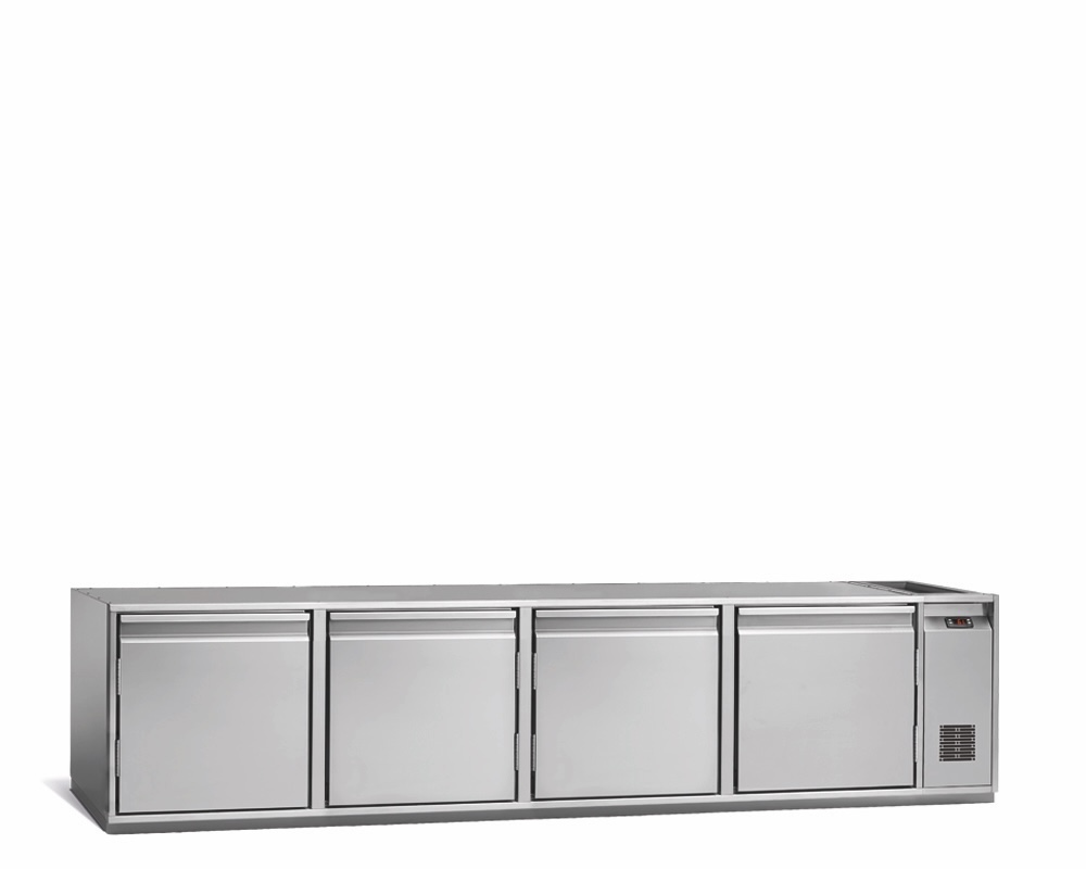 4-DOOR REFRIGERATED COUNTER FOR CATERING, -2°C/+8°C