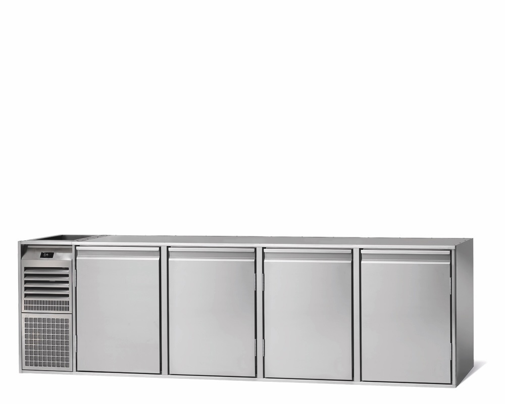 4-DOOR REFRIGERATED COUNTER FOR CATERING, -2°C/+8°C