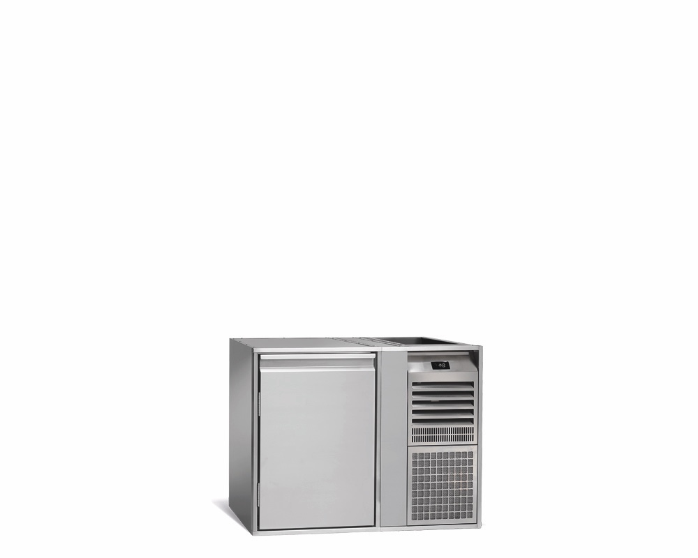1-DOOR FREEZER COUNTER FOR CATERING, -18°C/-22°C