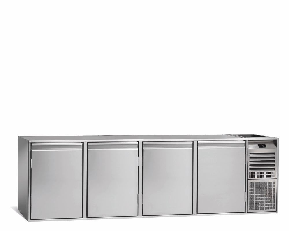 4-DOOR REFRIGERATED COUNTER FOR CATERING, -18°/-22°C