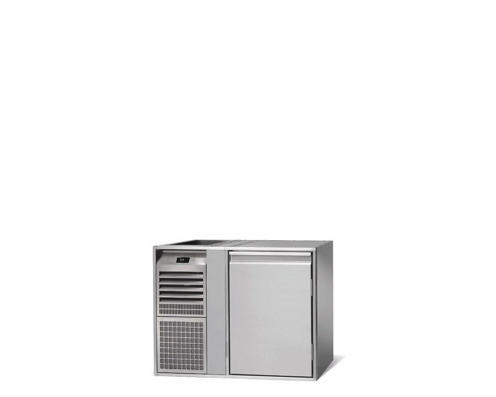 1-DOOR FREEZER COUNTER FOR CATERING, -18°C/-22°C