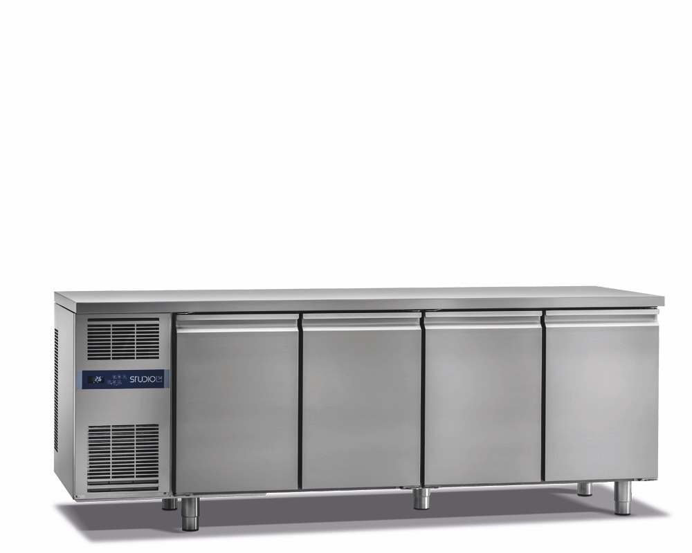 TOP LINE 4-DOOR REFRIGERATED COUNTER FOR PASTRY, 0/+8°C