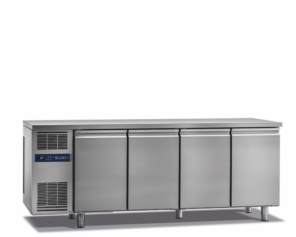 TOP LINE 4-DOOR REFRIGERATED COUNTER FOR PASTRY, 0/+8°C