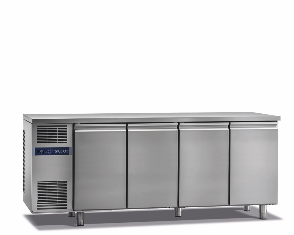 TOP LINE 4-DOOR REFRIGERATED COUNTER FOR PASTRY, 0/+8°C