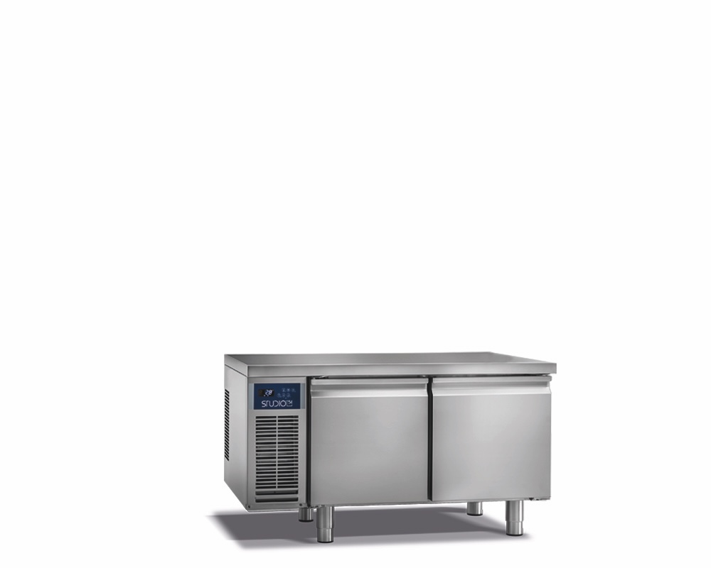 TOP LINE 2-DOOR REFRIGERATED COUNTER FOR CATERING, 0/+8°C