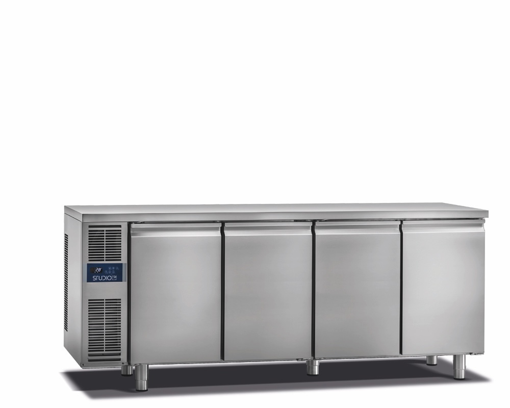 TOP LINE 4-DOOR REFRIGERATED COUNTER FOR PASTRY, 0/+8°C