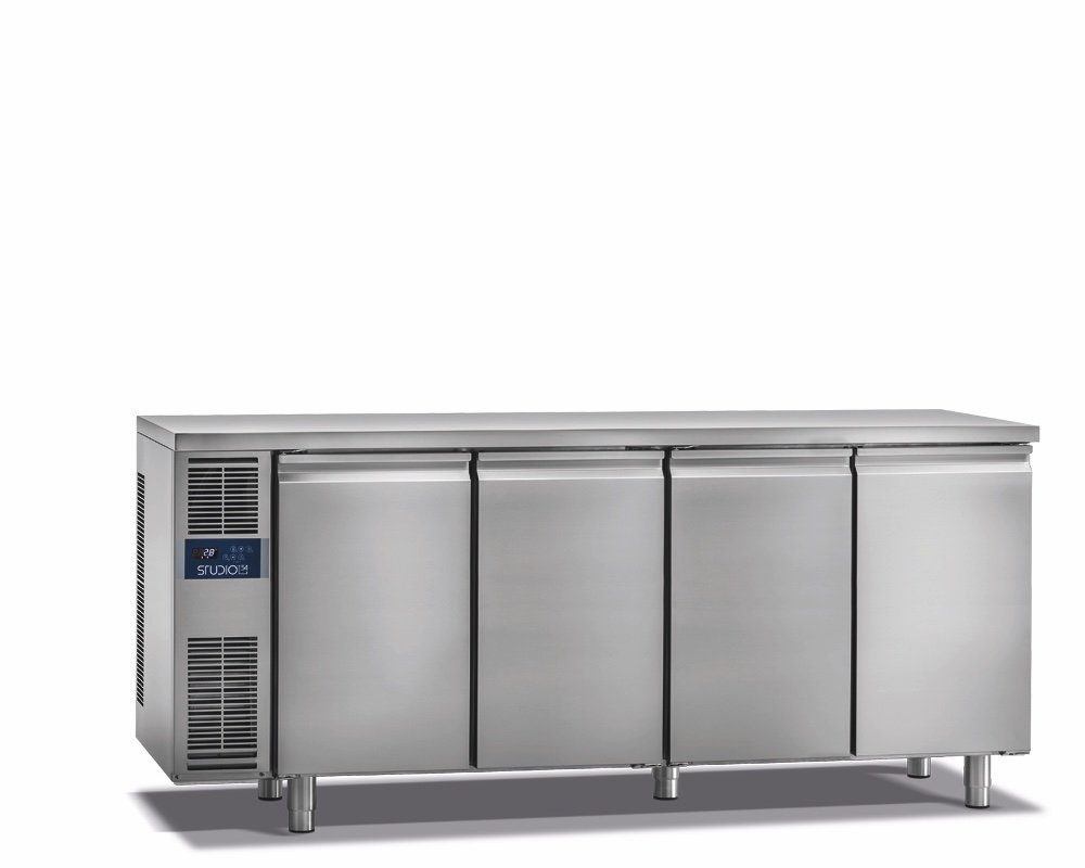 TOP LINE 4-DOOR REFRIGERATED COUNTER FOR PASTRY, 0/+8°C
