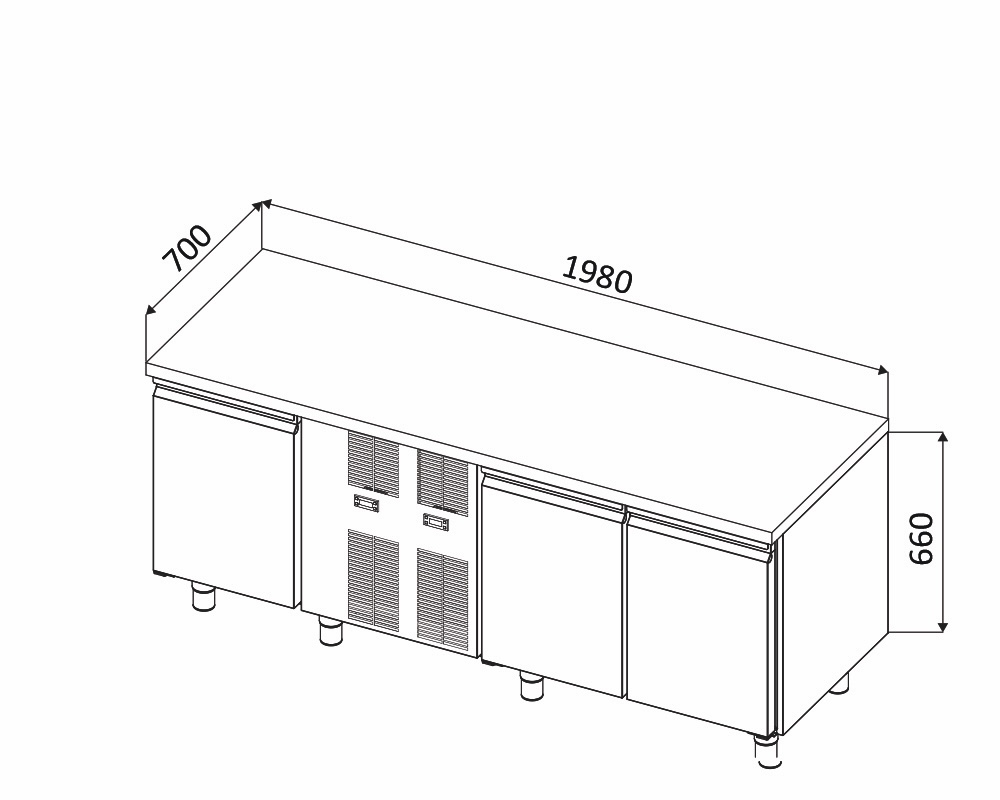 COMBI REFRIGERATED COUNTER