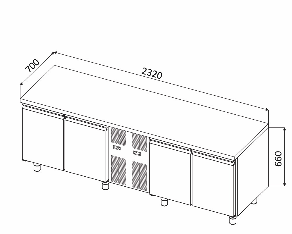 COMBI REFRIGERATED COUNTER