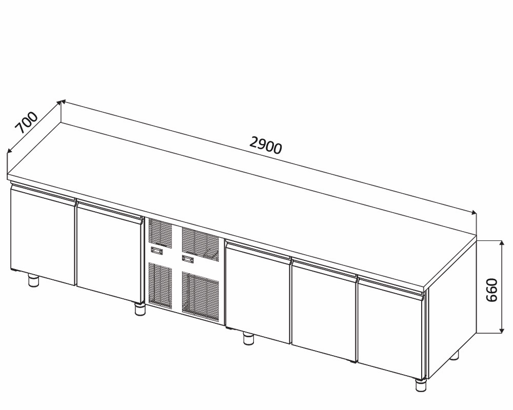 COMBI REFRIGERATED COUNTER