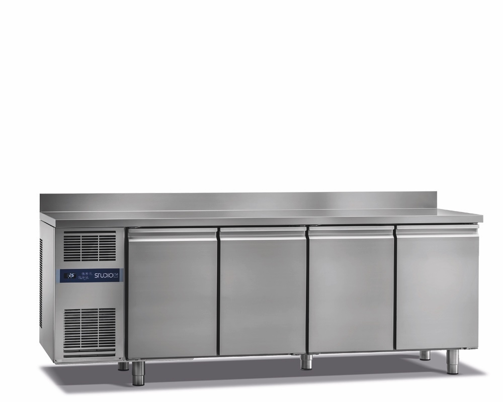 TOP LINE 4-DOOR REFRIGERATED COUNTER FOR CATERING, 0/+8°C