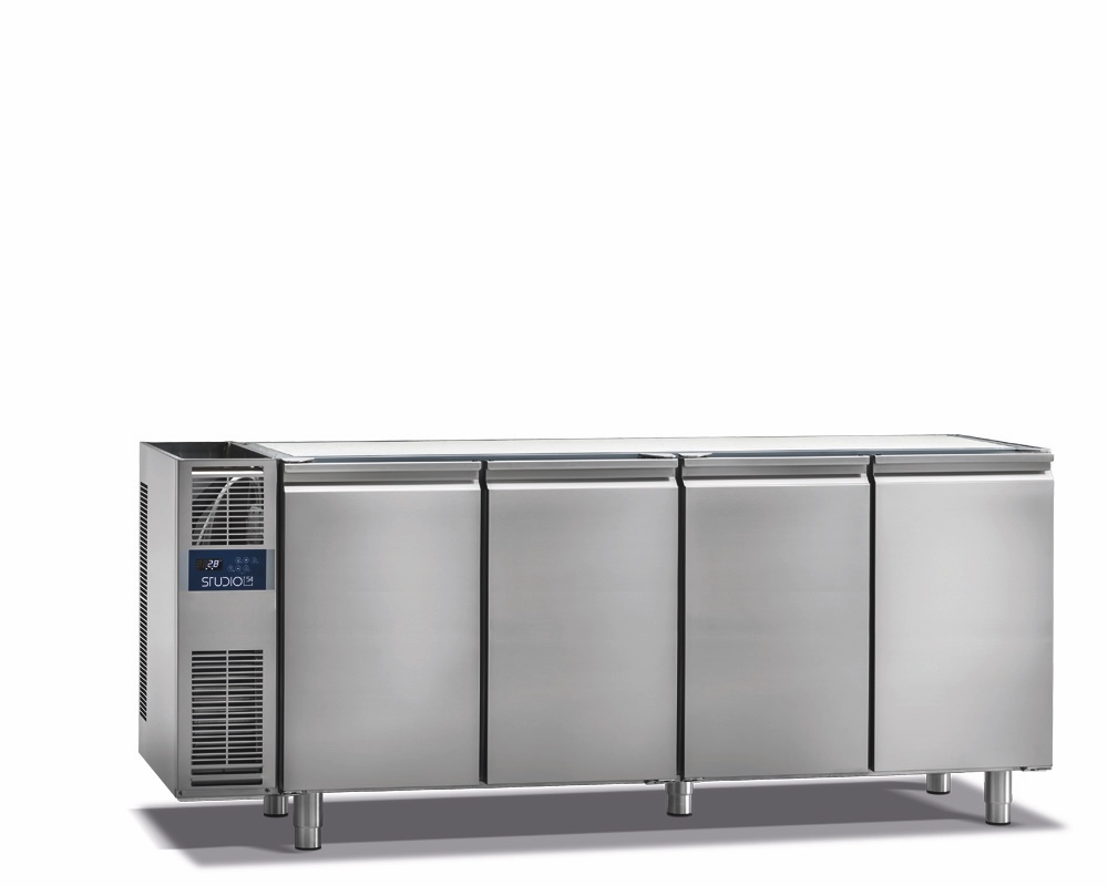 TOP LINE 4-DOOR REFRIGERATED COUNTER FOR PASTRY, 0/+8°C