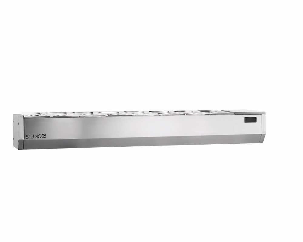 VITRINE PORTE-INGRÉDIENTS GN 1/4 SANS VITRES